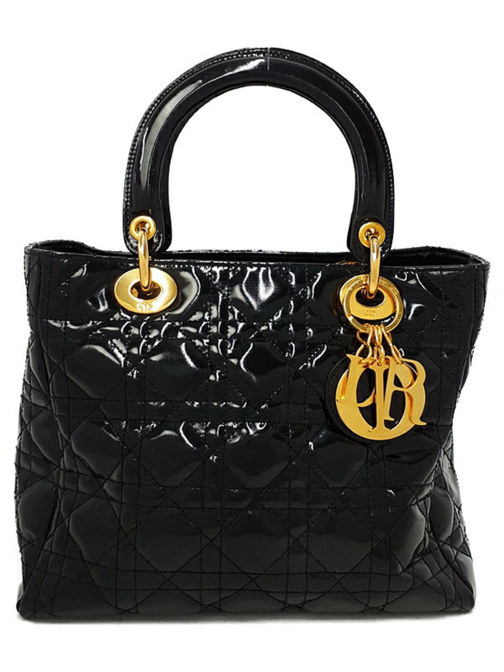 Christian Dior Cannage Quilted Lady Dior 2way bag